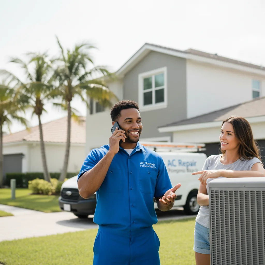 AC Repair Pompano Beach customer support in Hinesville